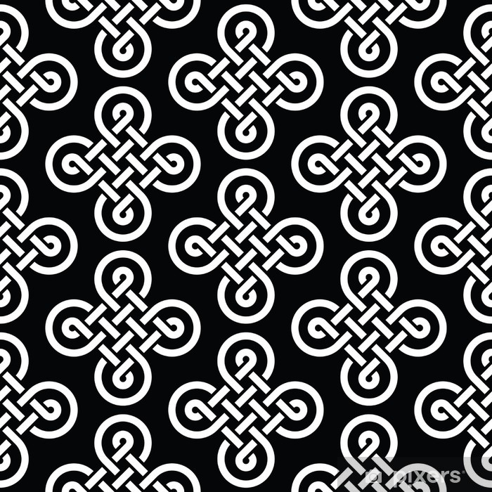 Celtic Irish Knots Seamless Pattern, Vector Background Wall Mural 700x700 Celtic Irish Knots Seamless Pattern, Vector Background Wall Mural
