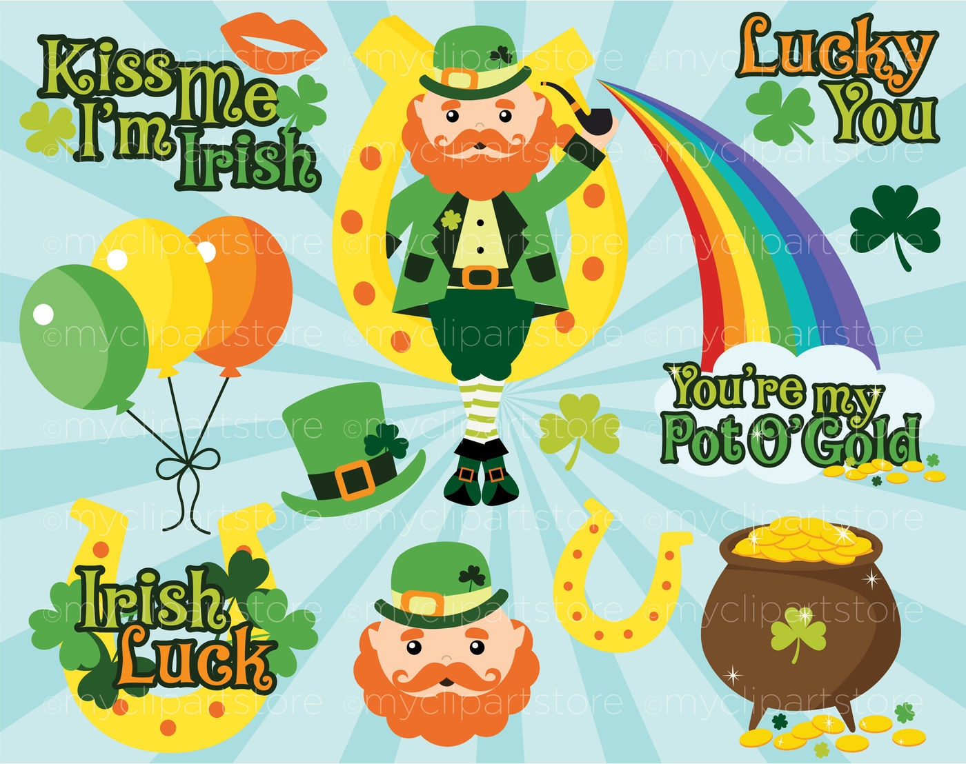 1400x1108 St Patrick's Lucky Irish