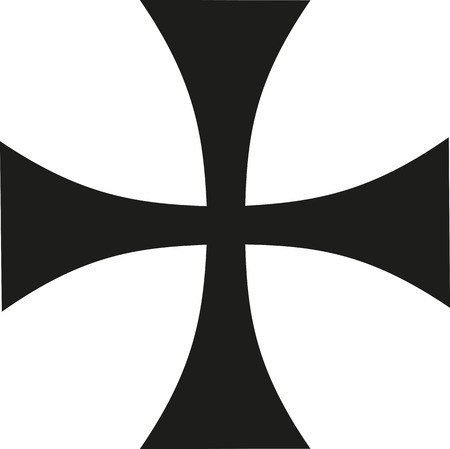 450x449 Thin Iron Cross Royalty Free Vector Graphics