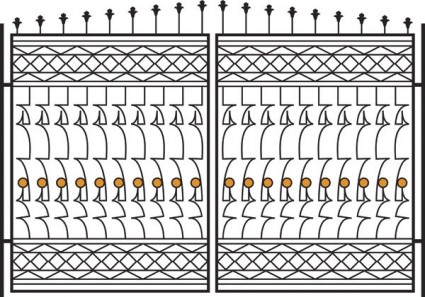 Europeantype Pattern Iron Fence Vector Vector Pattern Free Vector 425x297 Europeantype Pattern Iron Fence Vector Vector Pattern Free Vector