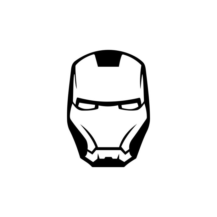 Iron Man Helmet Vector at Vectorified.com | Collection of Iron Man ...