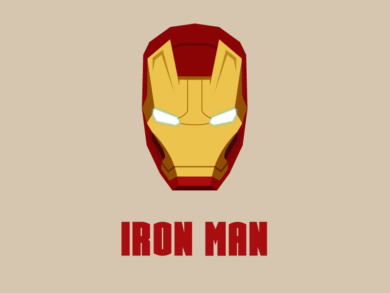 800x600 Iron Man Vector Edition