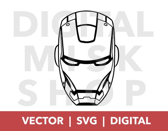 570x444 Helmet Iron Man Vector Tony Stark Silhouette Cricut Etsy