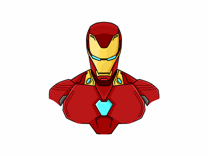 iron man logo vector at vectorifiedcom collection of