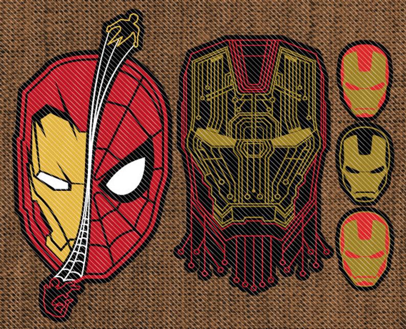 794x642 Iron Man Mask T Shirt Decal Vector Dfx Png Cuttable Etsy