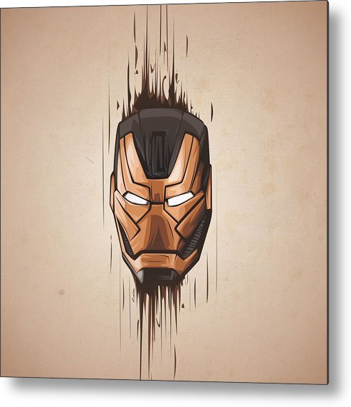 493x572 Iron Man Metal Print