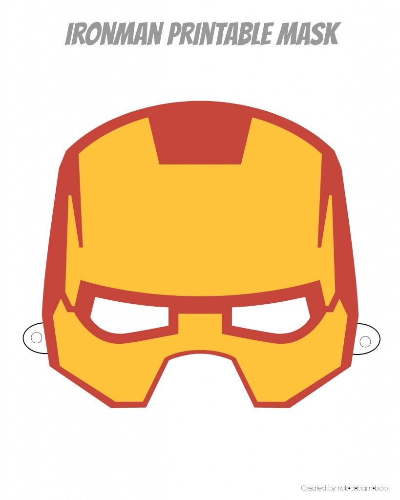 819x1024 Image Result For Iron Man Mascara Vector Crafts Superhero Mask