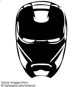 Iron Man Silhouette Vector at Vectorified.com | Collection of Iron Man ...