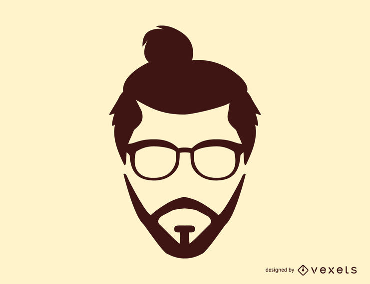 741x570 Man Bun Hairstyle Silhouette