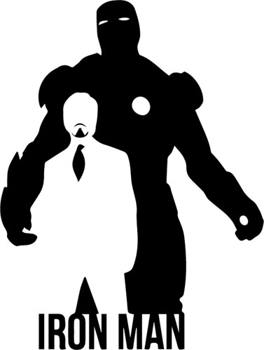 Download Iron Man Silhouette Vector at Vectorified.com | Collection ...