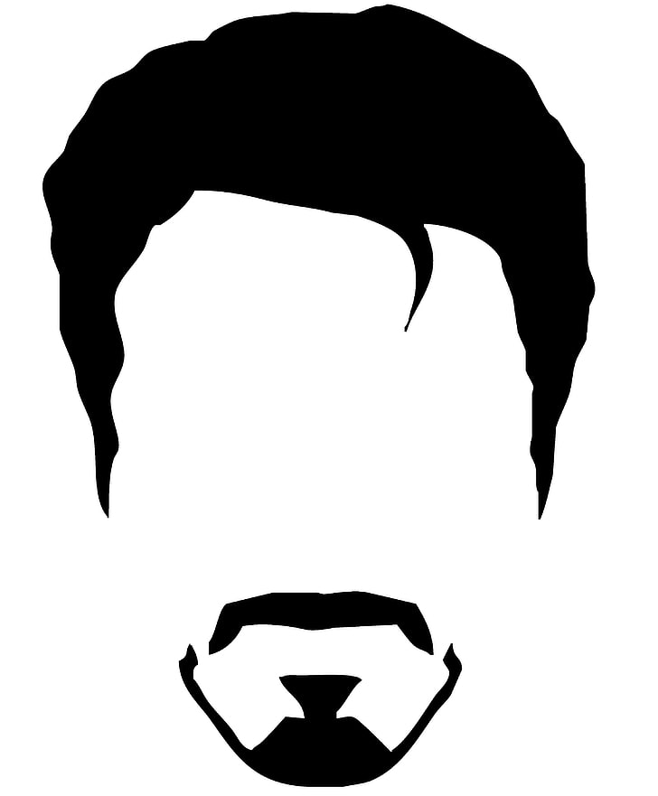 728x881 Hd Wallpaper Man's Black Hair And Mustache Sketch Artwork, Iron