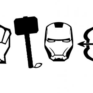 300x300 Iron Man Art Vector Art Marvel Minimal Avengers Superheroes Soidergi