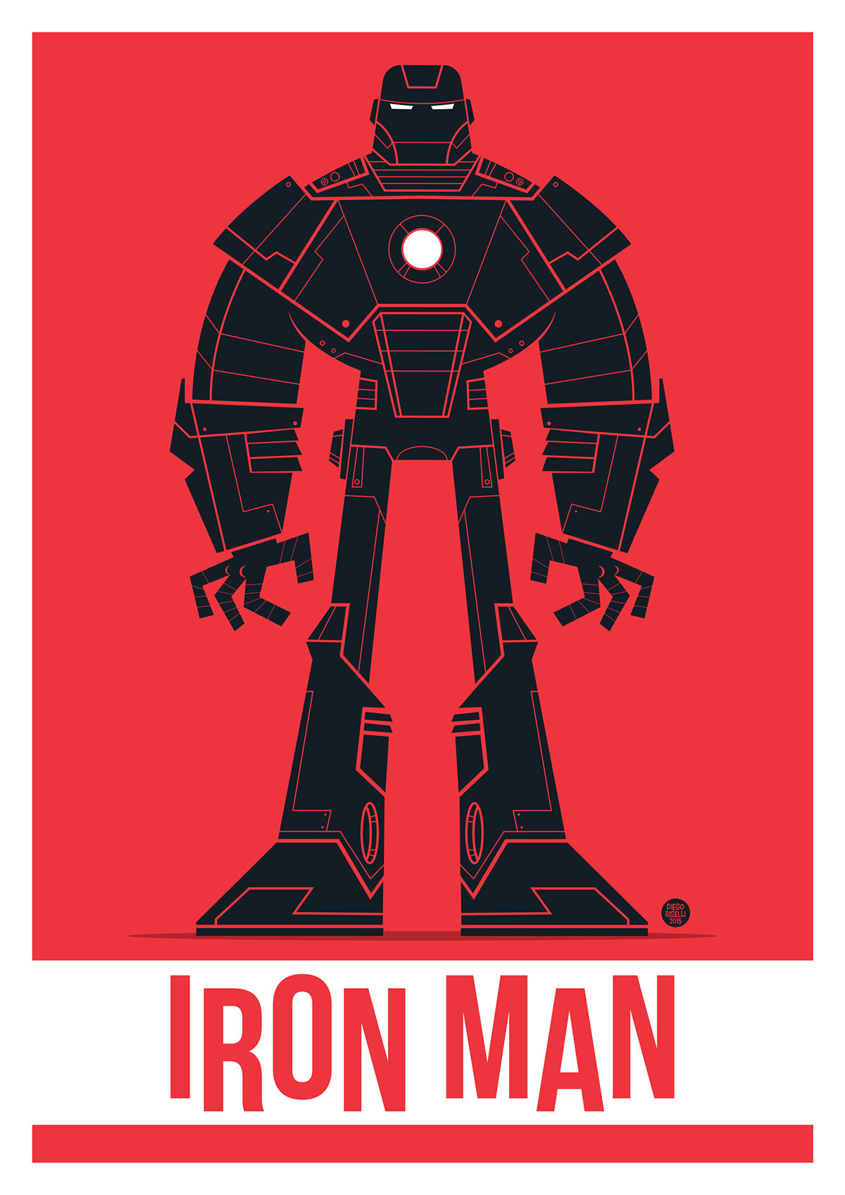 1200x1698 Iron Man Vector On Behance