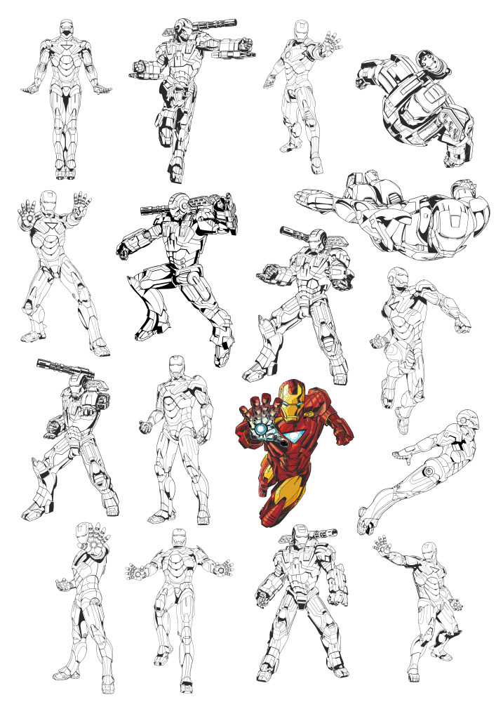 707x1000 Iron Man Vectors Free Vector Cdr Free Download Vector Graphic Art