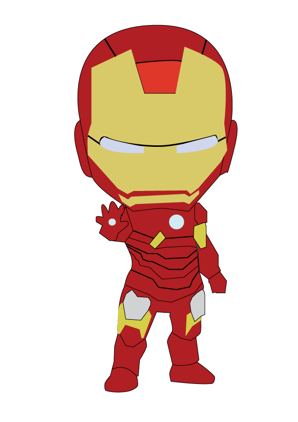 595x842 Iron Man Logo Vector Iron Man Vector