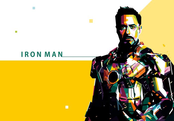 700x490 Iron Man Vector Portrait