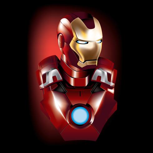 490x490 Iron Man Vector Superhero