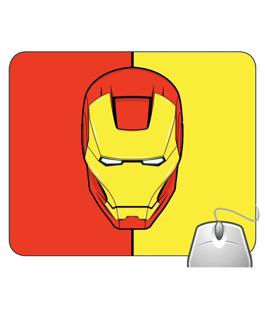 850x995 Headturnerz Iron Man Vector Art Mouse Pad