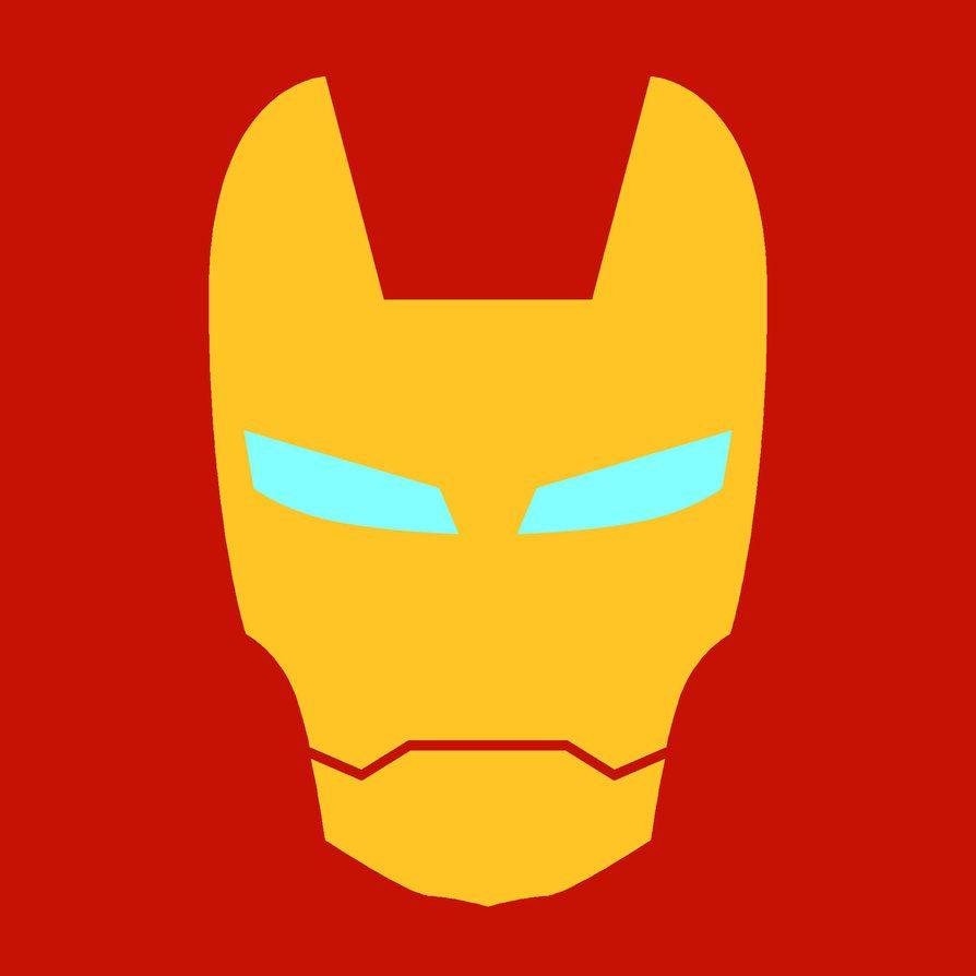 894x894 Iron Man Logo Vector Art