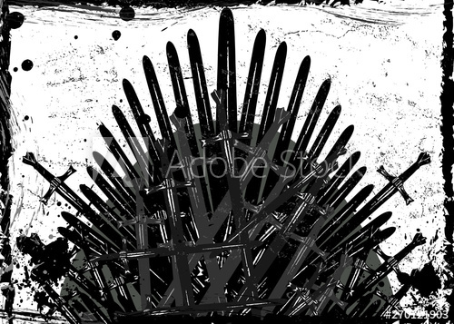 500x357 Thrones Fantasy Concept Hand Drawn Iron Throne Of Westeros Made