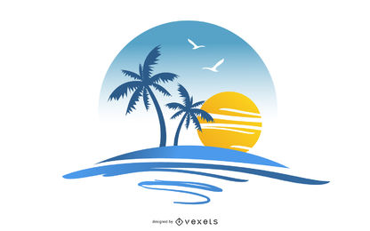 Island Vector Graphics To Download 416x260 Island Vector Graphics To Download