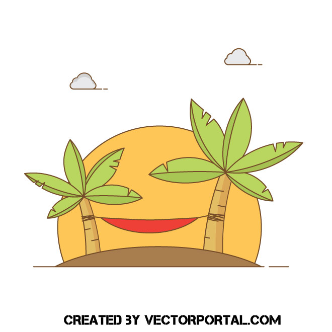 Island Vector Clip Art 660x660 Island Vector Clip Art
