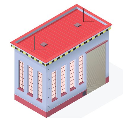 Isometric Building Vector