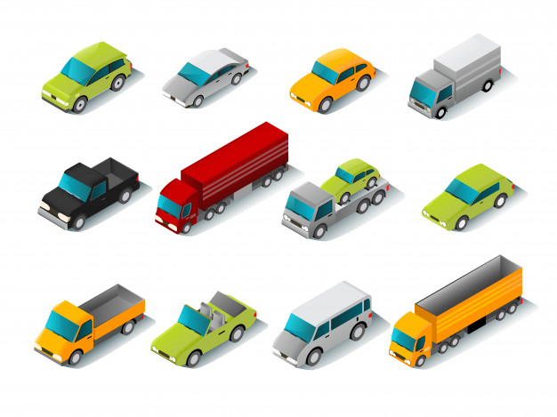 626x469 Isometric Car Icons Set Vector Free Download