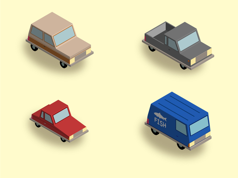 800x600 Isometric Cars