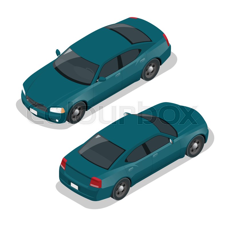 800x790 Modern Car Car Icons Flat Stock Vector Colourbox