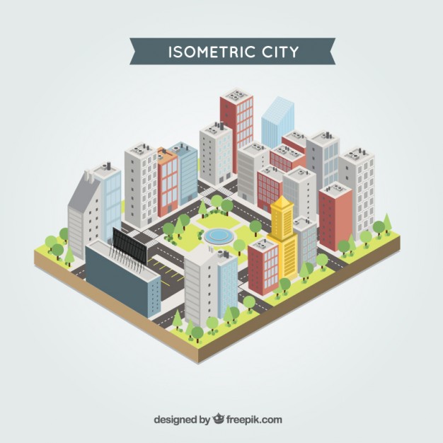 Isometric City Vector Premium Download 626x626 Isometric City Vector Premium Download
