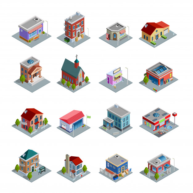 626x626 Isometric House Vectors, Photos And Free Download