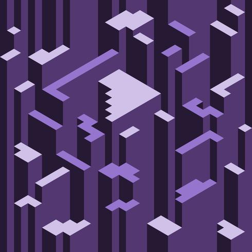 490x490 Mesmerizing Isometric Geometry Pattern