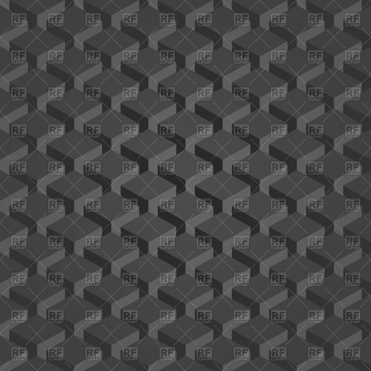 1200x1200 Dark Gray Isometric Pattern Of Cubes Vector Image Of Backgrounds