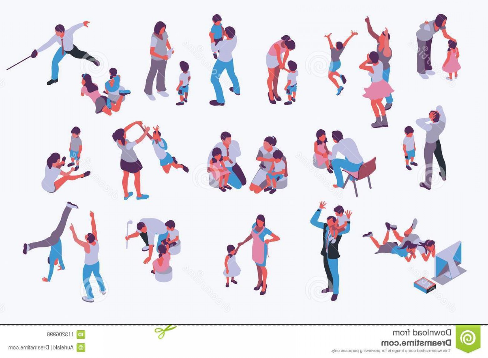 1560x1146 Husband Wife Isometric People Vector Best Present Fashion Style