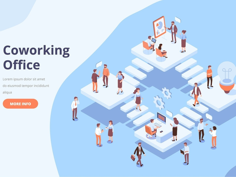 800x600 Isometric People Big Vector Set