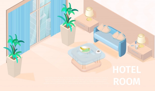 626x368 Isometric Rooms Set Vector Free Download