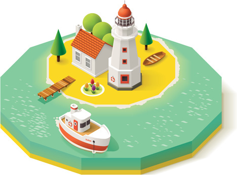 468x347 Isometric Free Vector Download