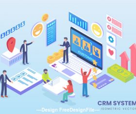 280x235 Isometric Vector