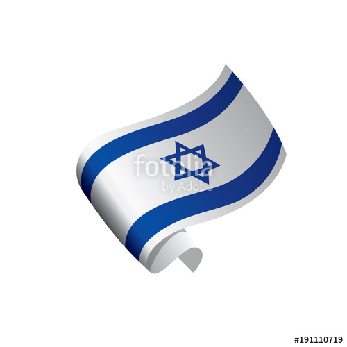 500x500 Israel Flag, Vector Illustration Stock Image And Royalty Free