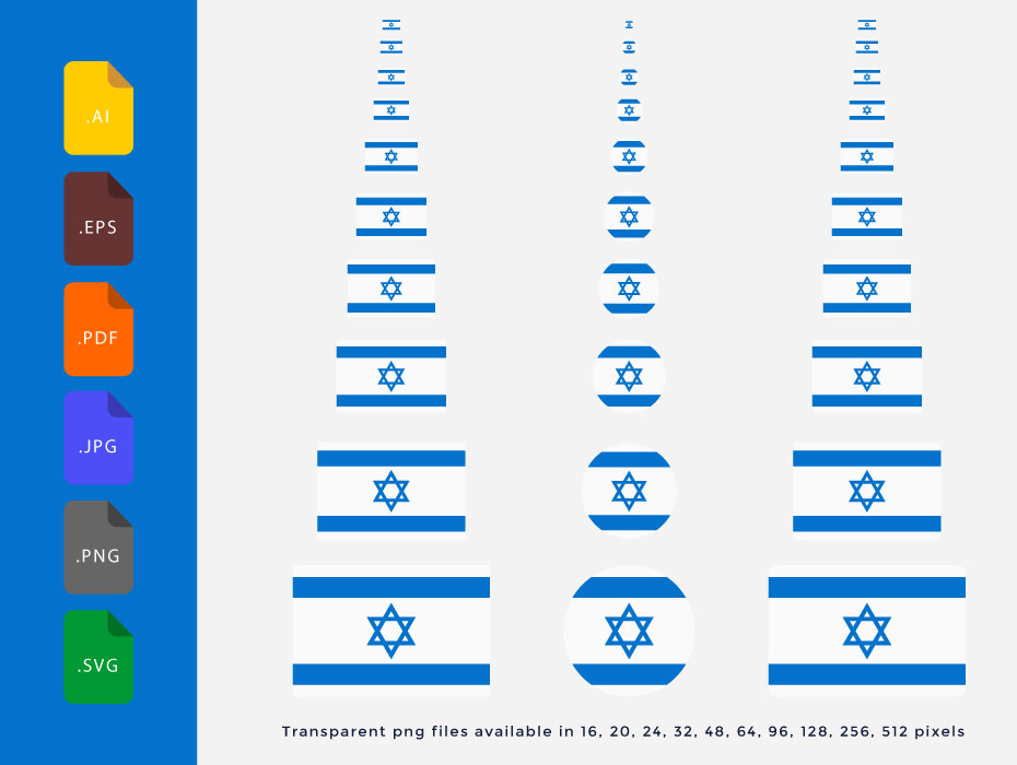 930x700 Israel Flag Vector Frebers