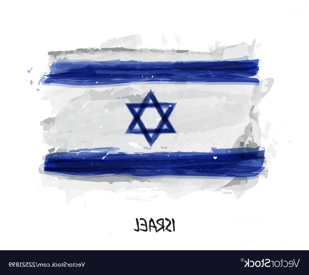 1200x1066 Realistic Watercolor Painting Flag Of Israel Vector Soidergi