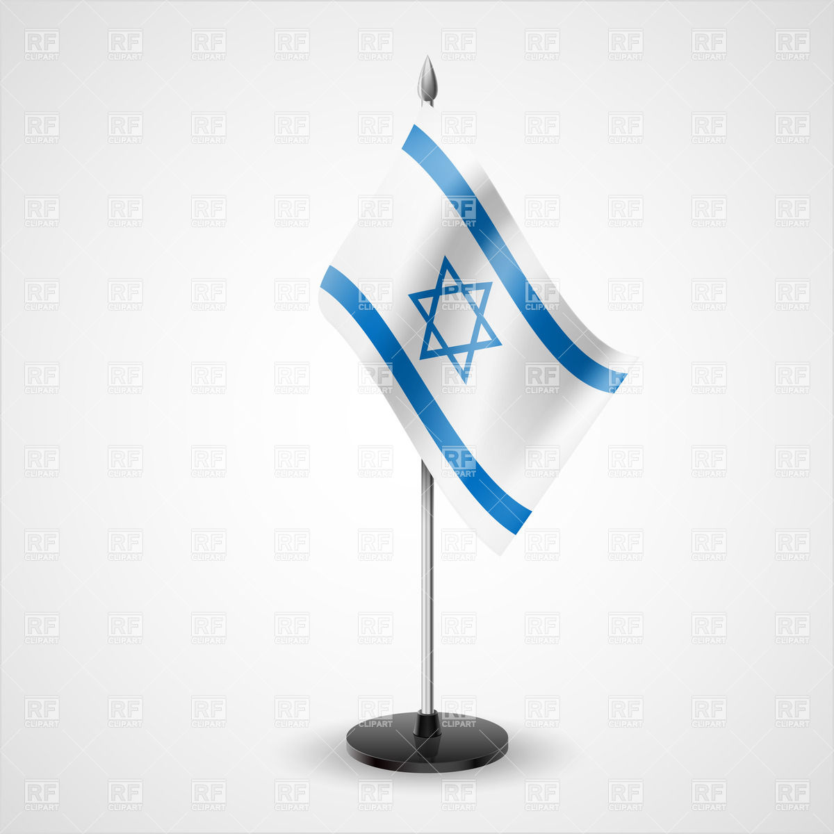 1200x1200 State Table Flag Of Israel Vector Image Of Objects Dvarg