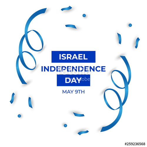 500x500 Happy Independence Day State Of Israel Vector Illustration Design