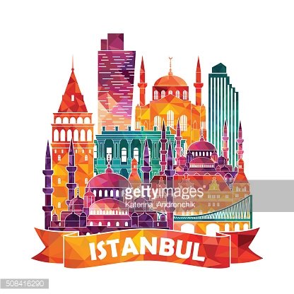 416x416 Istanbul Vector Illustration Premium Clipart
