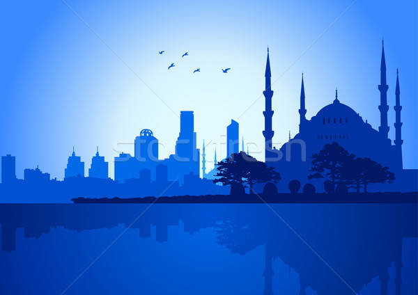 600x424 Istanbul Vector Illustration