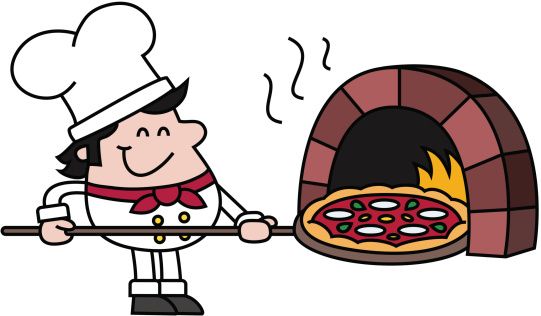 541x316 Pizza Oven Clip Art, Vector Images Illustrations