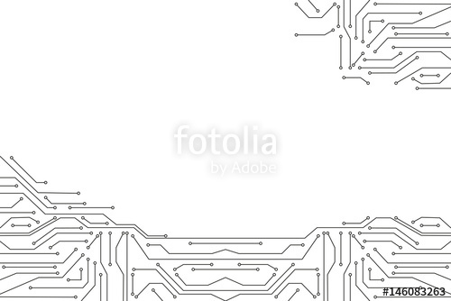 500x334 Vector Micro Chip, Micro Scheme Elements Design Abstract