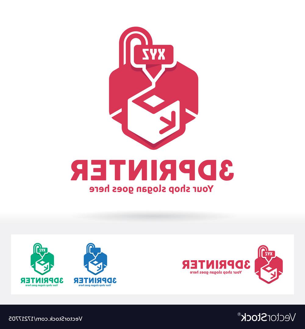 1000x1080 Unique Printing Logo Vector Drawing Free Vector Art, Images