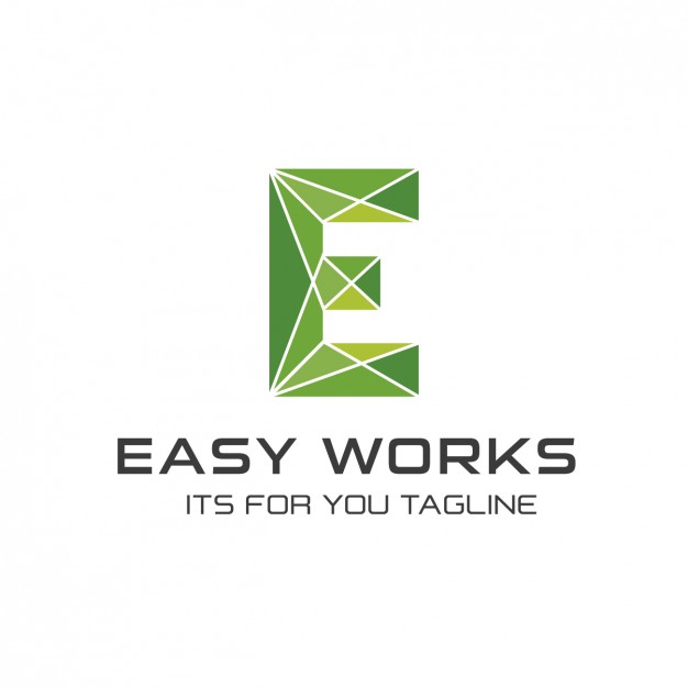 626x626 Easy Work Logo Vector Free Download